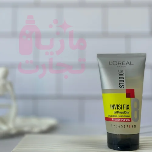 ژل حالت دهنده مو لورال L'Oreal سری STUDIO LINE مدل INVISI FIX8 حجم ۱۵۰میل