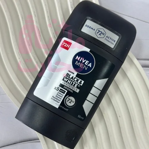 استیک ضدتعریق مردانه نیوا NIVEA سری BLACK & WHITE مدل ORIGINAL حجم ۵۰میل