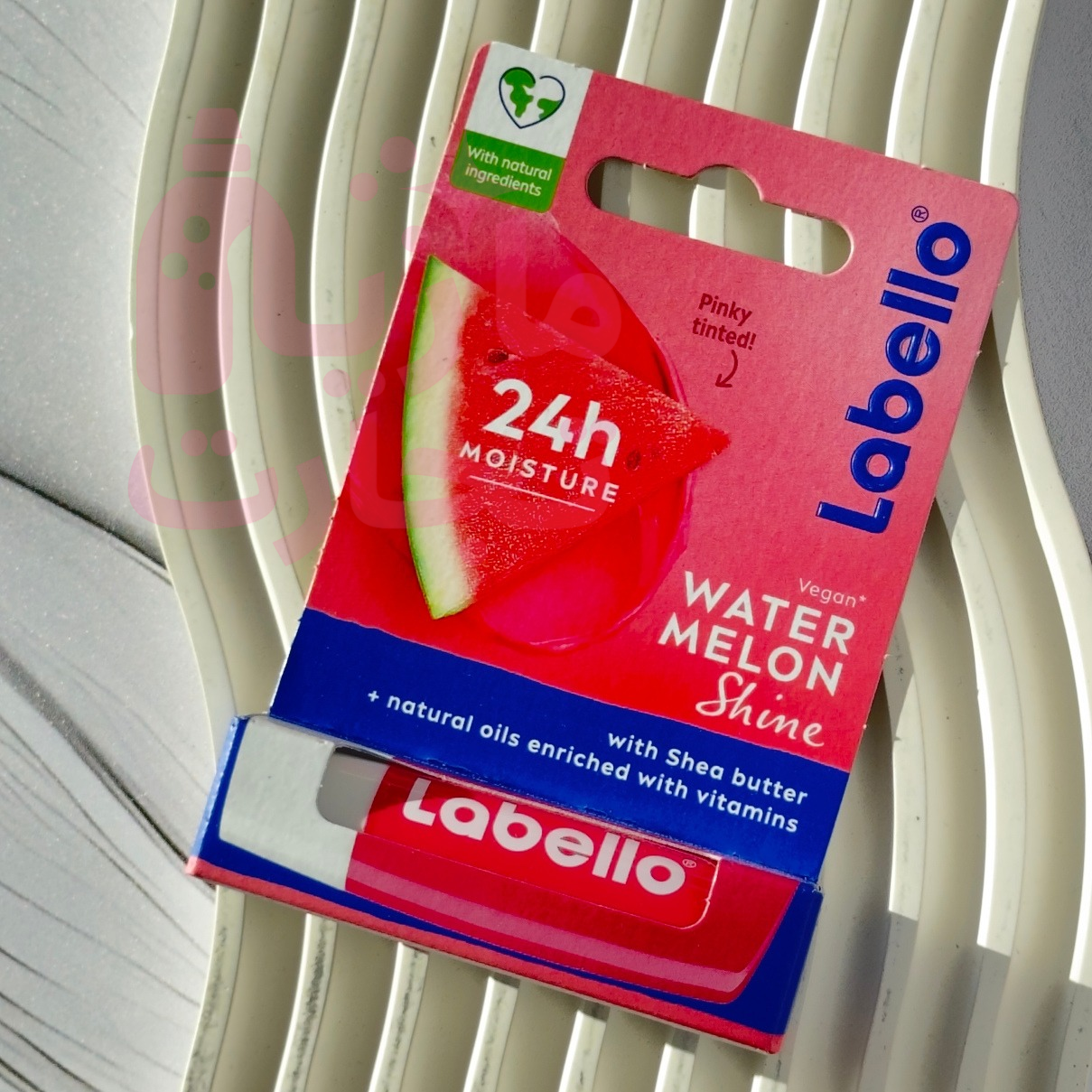 بالم لب لابلو LABELLO سری ۲۴ساعت آبرسانی 24h MOISTURE رایحه هندوانه ۴/8گرم