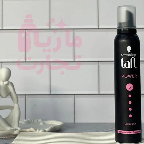 موس حالت دهنده مو تافت taft سری schwarzkopf مدل POWER 5 حجم ۲۰۰میل
