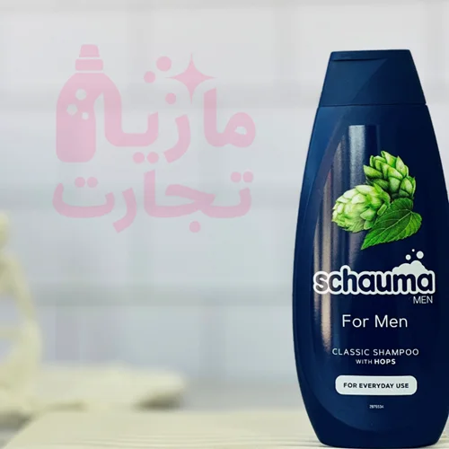 شامپو سر شاوما schauma مناسب استفاده روزانه با رایحه رازک ۴۰۰میل