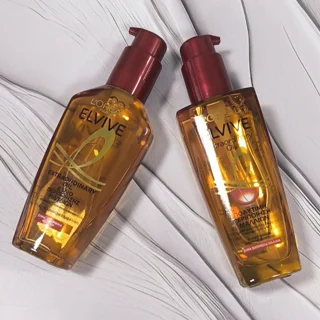 روغن مو لورال L'OREAL مدل شیشه‌ای مناسب موهای رنگ شده و خشک حجم ۱۰۰ میل