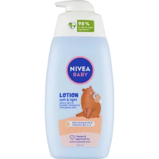 لوسیون بدن کودک نیوا NIVEA BABY نرم و لطیف حاوی روغن بادام حجم ۵۰۰میل