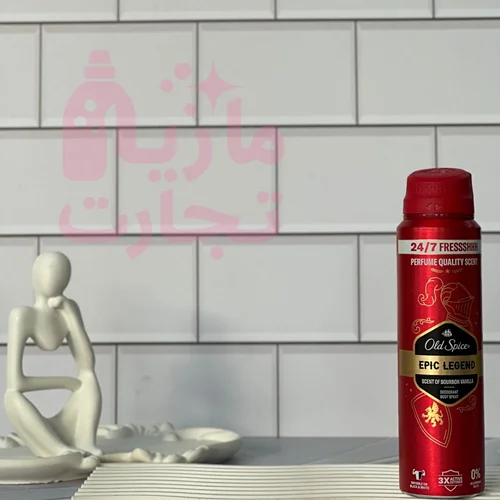 اسپری ضدتعریق ایتالیایی اولد اسپایس old spice سری 48HR FRESSSHHH مدل EPIC LEGEND حجم ۱۵۰میل