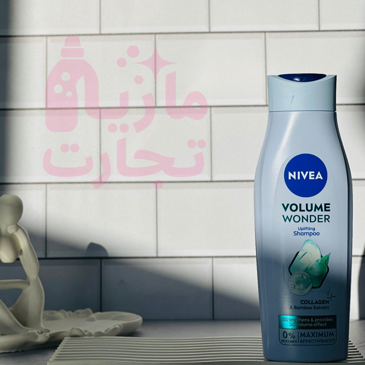 شامپو سر نیوا NIVEA مدل حجم‌دهنده و تقویت‌کننده VOLUME حاوی کلاژن و عصاره بامبو ۴۰۰میل