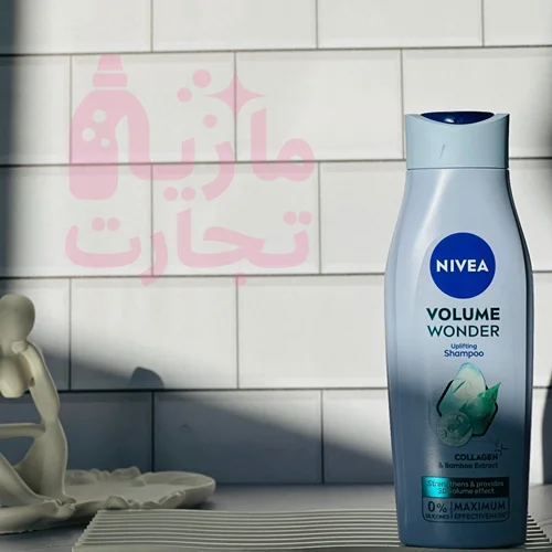 شامپو سر نیوا NIVEA مدل حجمدهنده و تقویتکننده VOLUME حاوی کلاژن و عصاره بامبو ۴۰۰میل