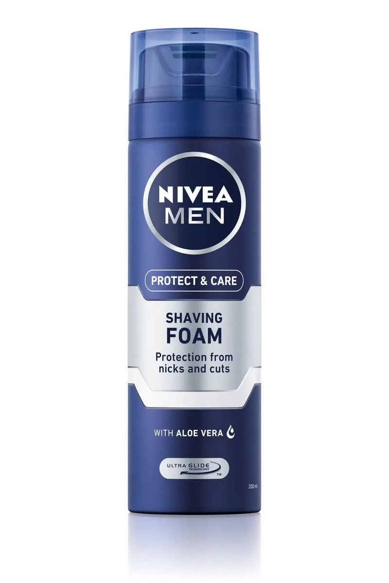 کف اصلاح نیوا NIVEA MEN مدل PROTECT & CARE حجم ۲۰۰میل