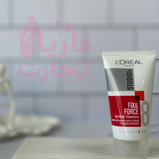 ژل حالت دهنده مو لورال L'Oreal سری STUDIO LINE مدل FIX & FORCE۸ حجم ۱۵۰میل