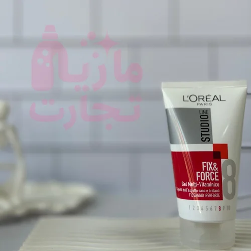 ژل حالت دهنده مو لورال L'Oreal سری STUDIO LINE مدل FIX & FORCE۸ حجم ۱۵۰میل