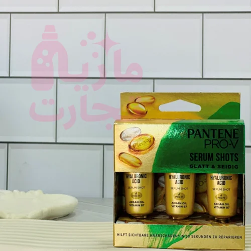 پک ۳عددی سرم مو پنتن PANTENE PRO V مدل SERIUM SHOT مناسب انواع مو ۴۵میل
