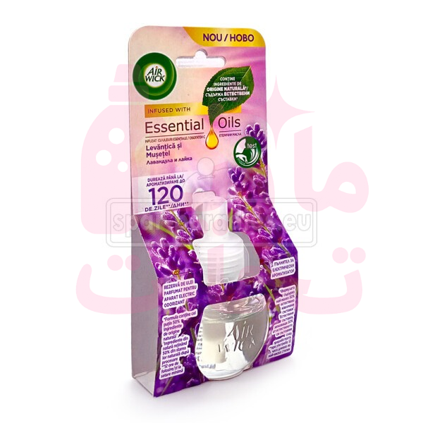 یدک دستگاه خوشبوکننده هوا برقی ایرویک مدل purple lavender meadow با رایحه لوندر حجم ۱۹میل