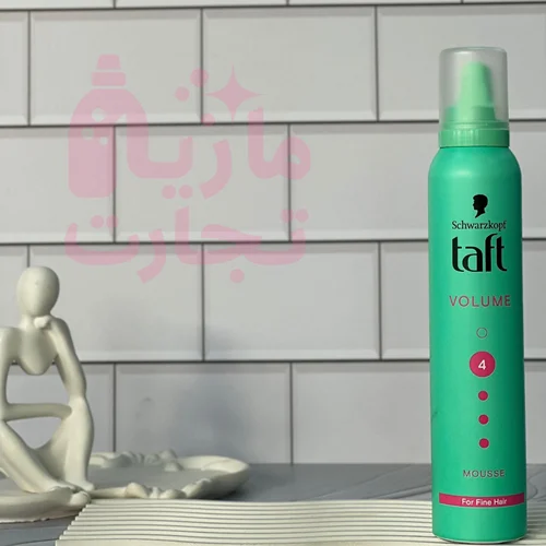 موس حالت دهنده مو تافت taft سری schwarzkopf مدل حجم دهنده VOLUME 4 حجم ۲۰۰میل