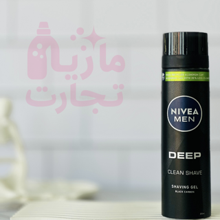 ژل اصلاح آلمانی نیوا NIVEA MEN مدل DEEP حجم ۲۰۰میل(واردات قانونی ارسال از منطقه آزاد ارس)