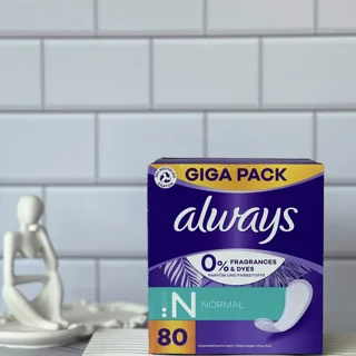 پد روزانه آلویز ALWAYS سایز نورمال NORMAL تعداد 80عددی