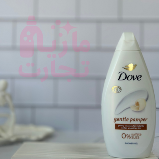 شامپو بدن داو Dove بدون سولفات مدل gentle pamper حجم ۴۵۰میل