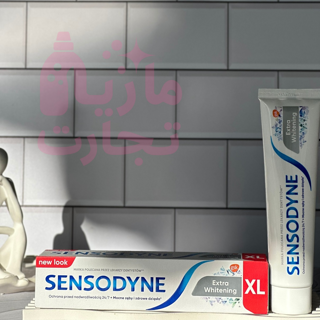 خمیردندان سنسوداین SENSODYNE مدل وایتنینگ EXTRA WHITENING حجم ۱۰۰میل