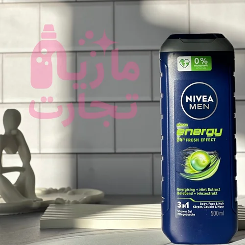 شامپو سه فاز نیوا NIVEA MEN مدل ENERGY حجم ۵۰۰میل