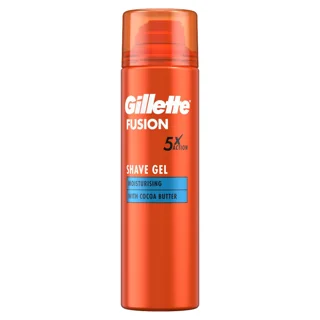ژل اصلاح ژیلت GILLETTE سری فیوژن FUSION مدل مرطوب‌کننده حجم ۲۰۰میل