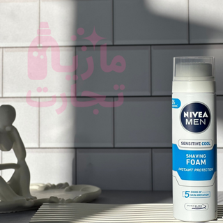 فوم اصلاح نیوا NIVEA MEN مدل SENSITIVE COOL حجم ۲۰۰میل